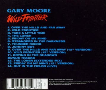 cd - gary moore - Wild Frontier (nieuw), Verzenden, Zo goed als nieuw
