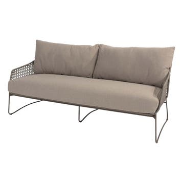 4 Seasons Outdoor Moretti 3-zits lounge bank incl. 3 kussens, Tuin en Terras, Tuinbanken, Nieuw