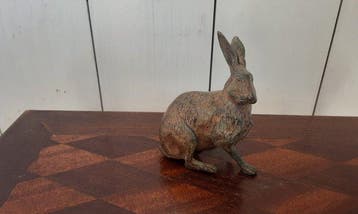 P. Chenet - Beeld, Haas - 10 cm - Brons