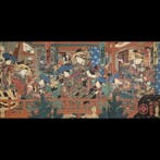 Utagawa Kunisada (Toyokuni III) – Interieur van Kadoebiya: