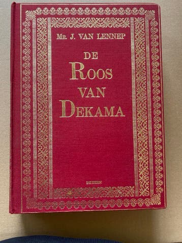 Luxe-Uitgave Mr. J. van Lennep De Roos van Dekama nieuwstaat, Verzenden