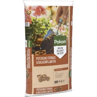 Terras- en balkonplanten potgrond | Pokon | 40 liter, Verzenden