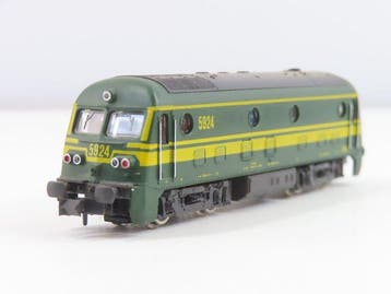 Roco N - 2156 - Diesellocomotief (1) - Serie 59 - NMBS, Hobby en Vrije tijd, Modeltreinen | N-Spoor, Nieuw