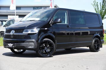 Volkswagen Transporter 2.0 TDI L2H1 DC 4Motion Black Edition, Automaat, Stof, Gebruikt, Volkswagen