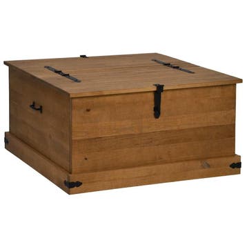Massief Grenen Kist | Tweedekansje | 54% Korting, Huis en Inrichting, Gebruikt, 50 tot 100 cm, Ophalen of Verzenden, 75 tot 100 cm