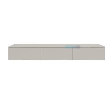 Zwevend Tv Meubel beige wandmeubel hout tv kast, Zwevend tvmeubel , 150 tot 200 cm, Nieuw, Ophalen of Verzenden