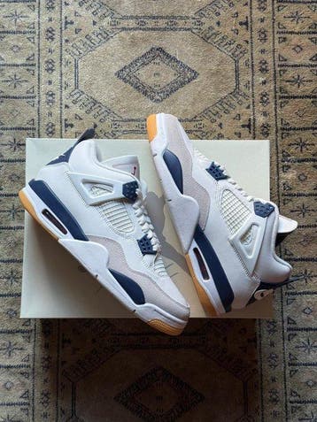 Nike SB - Air Jordan 4, Navy / Blue - Sneakers - Maat: EU 43, Kleding | Heren, Schoenen, Nieuw