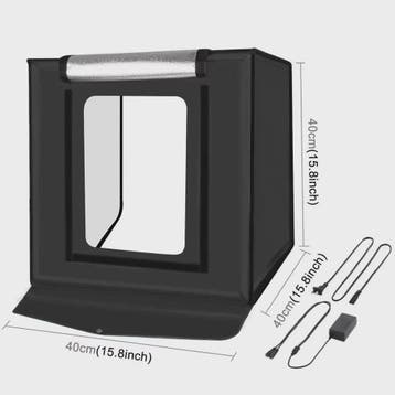 PULUZ 40CM Fotografie Lightbox - Dimbare Dual LED Studio Ten, Verzenden, Nieuw
