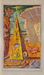 Salvador Dali (1904-1989) - Loeil divin, Antiek en Kunst