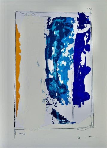 Mario Schifano (1934-1998) - Paesaggio Anemico Verticale, Antiek en Kunst