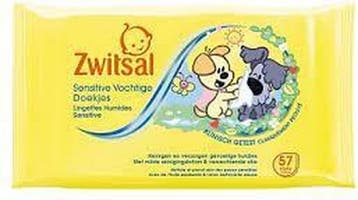 ZWITSAL VOCHTIGE DOEKJES WOEZEL&amp;PIP 57st, Ophalen of Verzenden, Zo goed als nieuw
