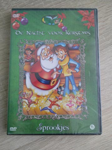 DVD - De Nacht Voor Kerstmis - Sprookjes, Cd's en Dvd's, Alle leeftijden, Verzenden, Nieuw in verpakking, Overige genres
