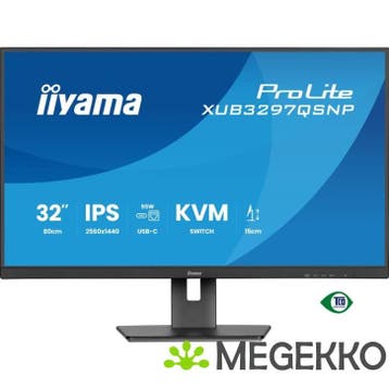 Iiyama Prolite XUB3297QSNP-B1 32  QHD 100Hz IPS Monitor, Computers en Software, Verzenden, Nieuw, Iiyama