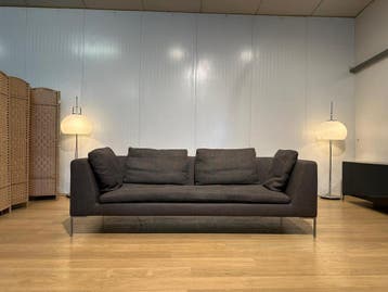 BB Italia Charles 3-Zits Opnieuw Stofferen €2.850, Huis en Inrichting, Banken | Bankstellen, Ophalen of Verzenden, Nieuw, Stof
