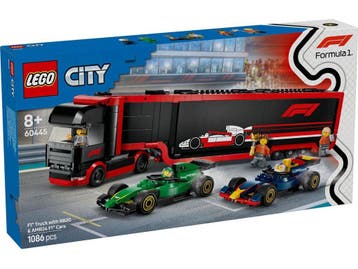 LEGO City F1 truck - RB20 en AMR24 F1® autos speelset -, Verzenden, Zo goed als nieuw