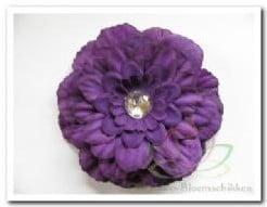 Gerbera met clip Paars Zijden bloem bv voor corsage, Ophalen of Verzenden, Nieuw