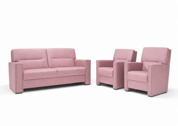Purmerend Fauteuil - Rug: Laag - fauteuils - Roze, Nieuw, Stof
