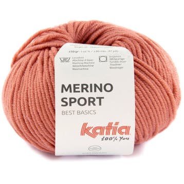 Katia Concept Merino Sport - 62 zalmrood - Wol Garen, Ophalen of Verzenden, Nieuw