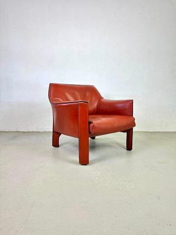 Cassina - Mario Bellini - Fauteuil - CAB 415 - Leder