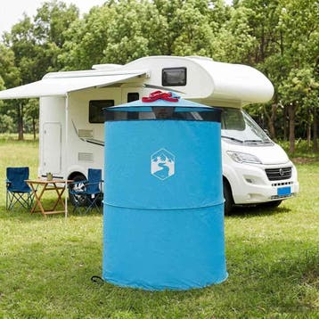 vidaXL Pop-up Toilet Tent met Hangende Touw 97 x 126 cm, Verzenden, Nieuw, Tot en met 2