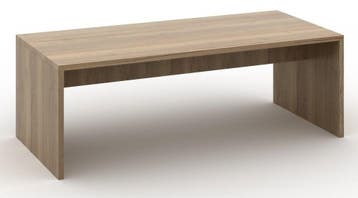 Executive vergadertafel, 220x100cm, natuur eiken, Overige plaatsen, Ophalen of Verzenden, Nieuw in verpakking, Kast