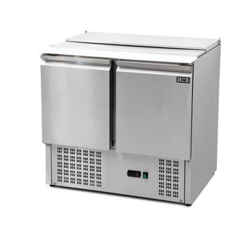 HCB Basic-line Saladette koelwerkbank - 2 deuren - 90 cm -, Verzenden, Nieuw in verpakking