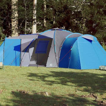 vidaXL Koepeltent 12-persoons waterdicht blauw, Verzenden, Nieuw, Tot en met 2