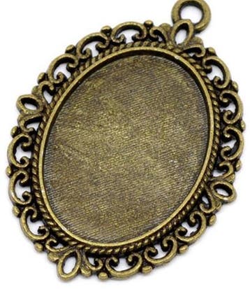 Bruidssieraad hanger Memoriam Bronskleur, Ophalen of Verzenden, Nieuw
