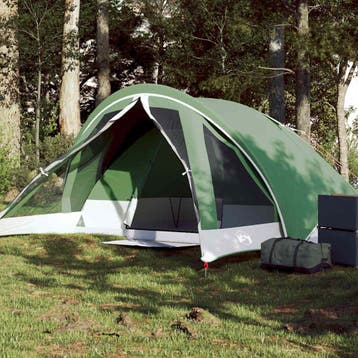 vidaXL Tent 4-persoons waterdicht groen, Verzenden, Nieuw, Tot en met 2