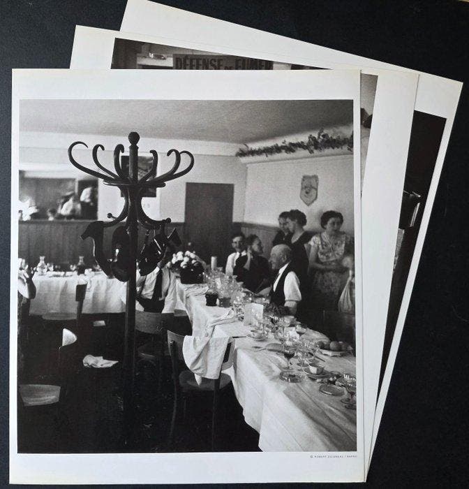 Robert Doisneau (1912–1994) - 3 tirages rares : Banquet de, Antiek en Kunst, Kunst | Designobjecten