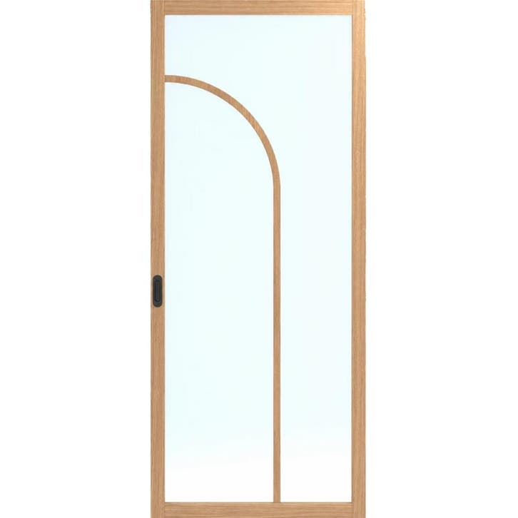 Skantrae schuifdeur SSL14812 93x231,5 (Stomp, Blankglas), Doe-het-zelf en Verbouw, Deuren en Horren, Schuifdeur, Nieuw, Glas, Binnendeur