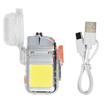 Hofftech Oplaadbare elektrische aansteker - COB LED - Typ..., Ophalen of Verzenden, Nieuw