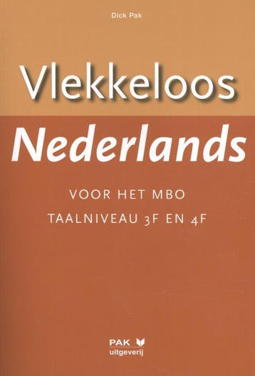 Vlekkeloos Nederlands voor het mbo Taalniveau  9789077018224, Boeken, Verzenden, Zo goed als nieuw