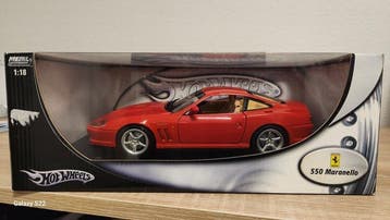 Hot Wheels 1:18 - Modelauto - Ferrari 550 Maranello, Nieuw