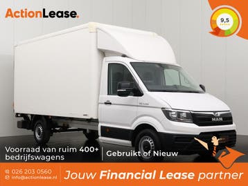 MAN TGE Bakwagen L5 H1 2024 Diesel Handgeschakeld, Zwart, MAN, Wit, Nieuw