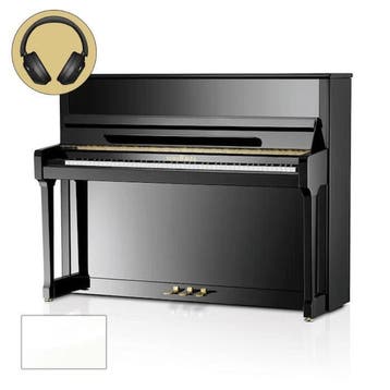 Schimmel Classic C116 T TwinTone WP messing silent piano, Nieuw, Wit, Piano