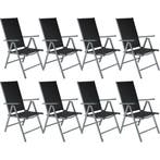 Opvouwbare tuinstoelen met verstelbare rugleuning, gaas - an, Verzenden, Nieuw
