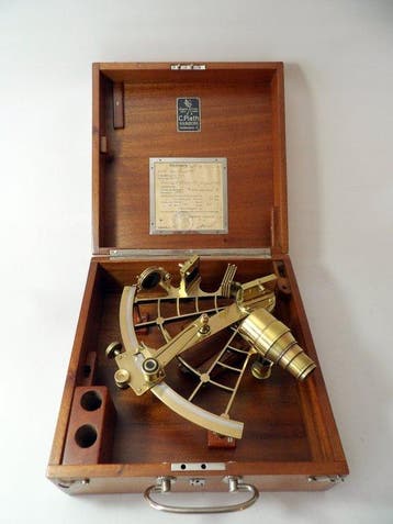 Sextant - Glas - Cassens and Plath, Hamburg - Nautische