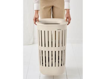 Brabantia Collect-It Wasmand - set van 2 - 55 l - Soft Beige, Verzenden, Zo goed als nieuw