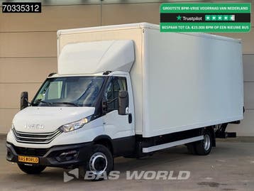 Iveco Daily 72C21 3.0L Automaat 1000KG Laadklep Luchtvering, Automaat, Stof, Gebruikt, Euro 6