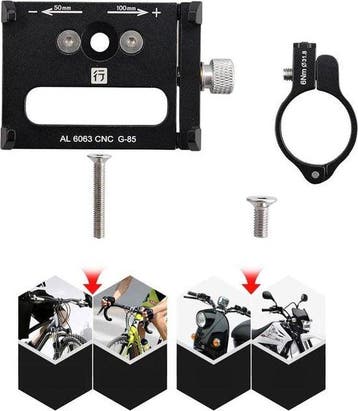 Telefoonhouder fiets – Aluminium stuurhouder – 360°, Ophalen of Verzenden, Nieuw