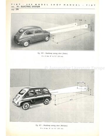 1958 FIAT 600 SEDAN | MULTIPLA WERKPLAATSHANDBOEK ENGELS