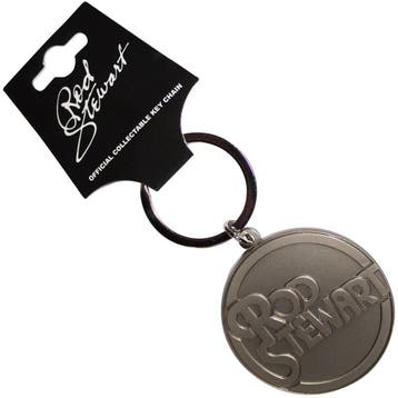 Rod Stewart - Stacked Logo Emblem - Sleutelhanger off.merch., Ophalen of Verzenden, Nieuw, Gebruiksvoorwerp