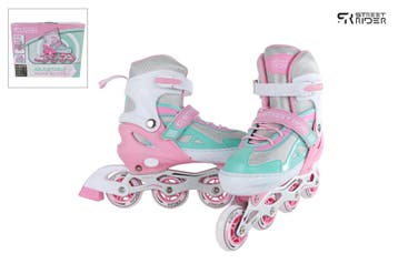 Inline skeelers roze groen verstelb van €34,99 voor €27,99, Ophalen of Verzenden, Nieuw