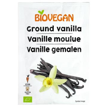 BioVegan Vanille Gemalen Biologisch 5g, Verzenden, Nieuw