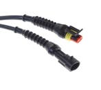 IP67 connector set - 20cm kabel - 12 tot 24 Volt - 2 pin, Auto-onderdelen, Ophalen of Verzenden, Nieuw