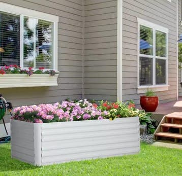Verhoogde Plantenbak 180x90 – Stalen Kweekbak met Afvoer, Tuin en Terras, Bloembakken en Plantenbakken, Verzenden, Nieuw