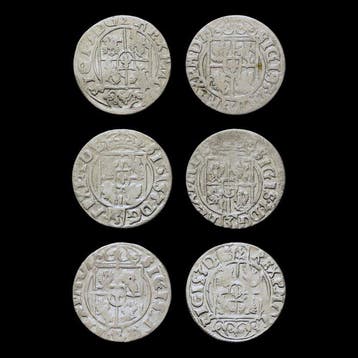 Poolse-Litouwse Gemenebest. Sigismund III Vasa (1587–1632, Postzegels en Munten