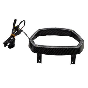LED Koplamprand Vespa Sprint - Mat / Glans Zwart - Chroom, Ophalen of Verzenden, Nieuw