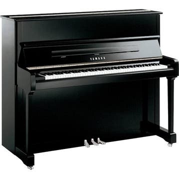 Yamaha P121 M PEC chroom piano (zwart hoogglans), Muziek en Instrumenten, Piano's, Nieuw, Zwart, Piano